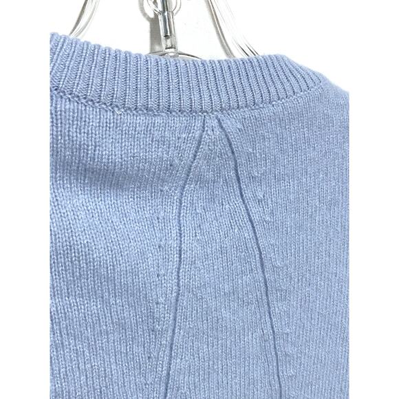 Athleta Sweater Perspective Wool Cashmere Light Blue Crewneck 383723 Womens S - Picture 3 of 8